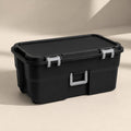 22 Gallon Wheeled Black Storage Trunk F13629