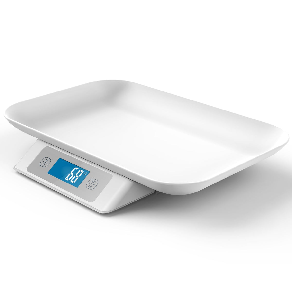 Digital Pet Scale 33 lbs Removable Tray Grey F987321