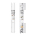 Narrow White Bathroom Storage Cabinet S5073