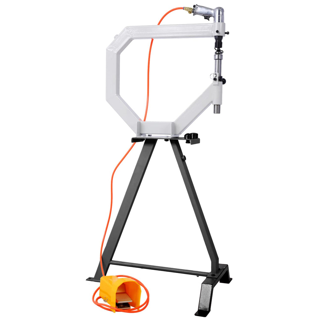 Pneumatic Planishing Hammer with Steel Frame Stand and Foot Pedal X64397