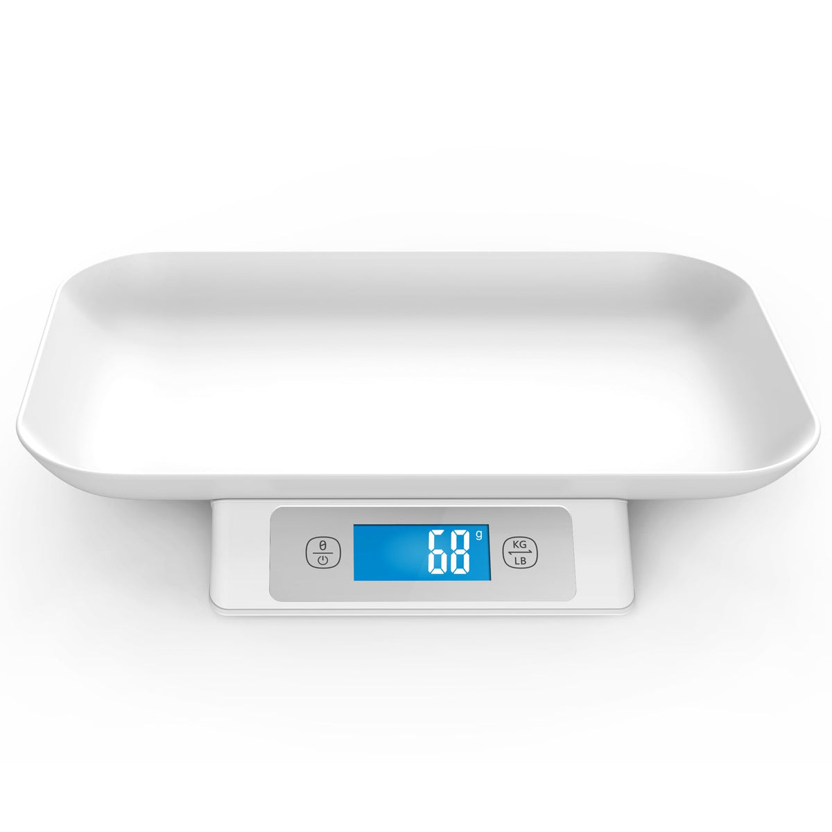 Digital Pet Scale 33 lbs Removable Tray Grey F987321