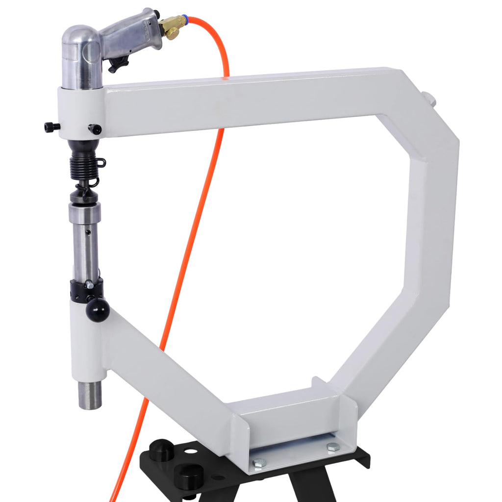 Pneumatic Planishing Hammer with Steel Frame Stand and Foot Pedal X64397