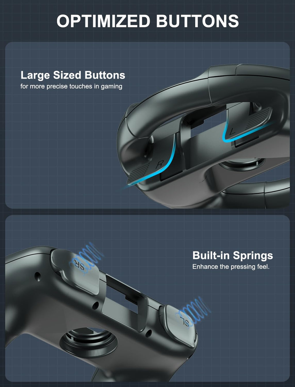 Joy-Con Grips & Steering Wheels Bundle I749