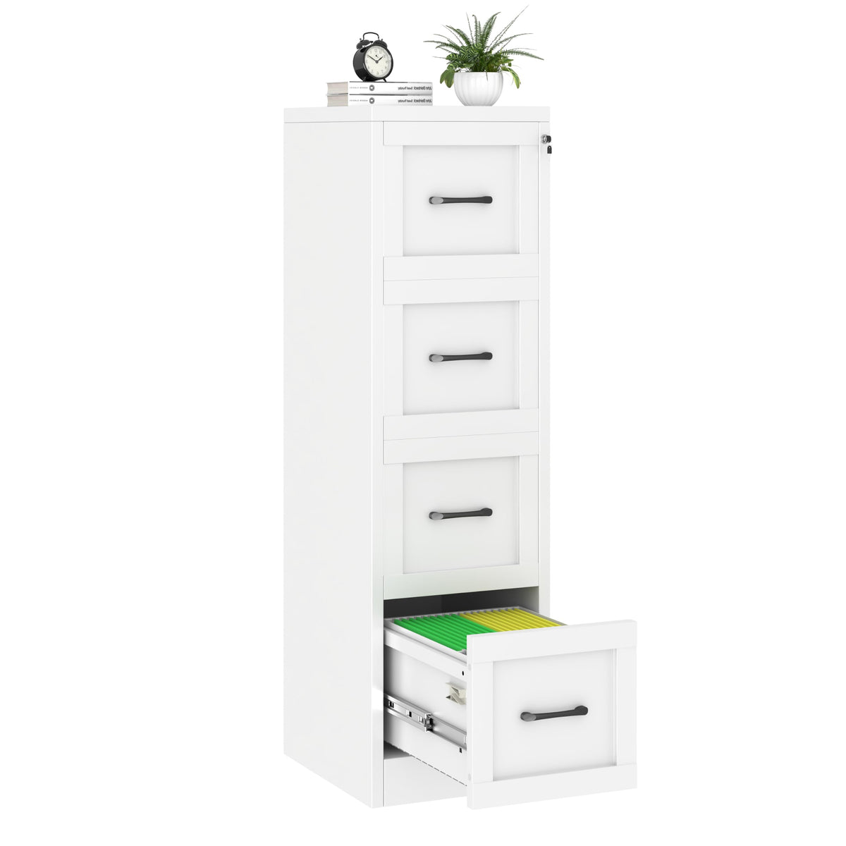 4 Drawer Metal File Cabinet with Lock A78810