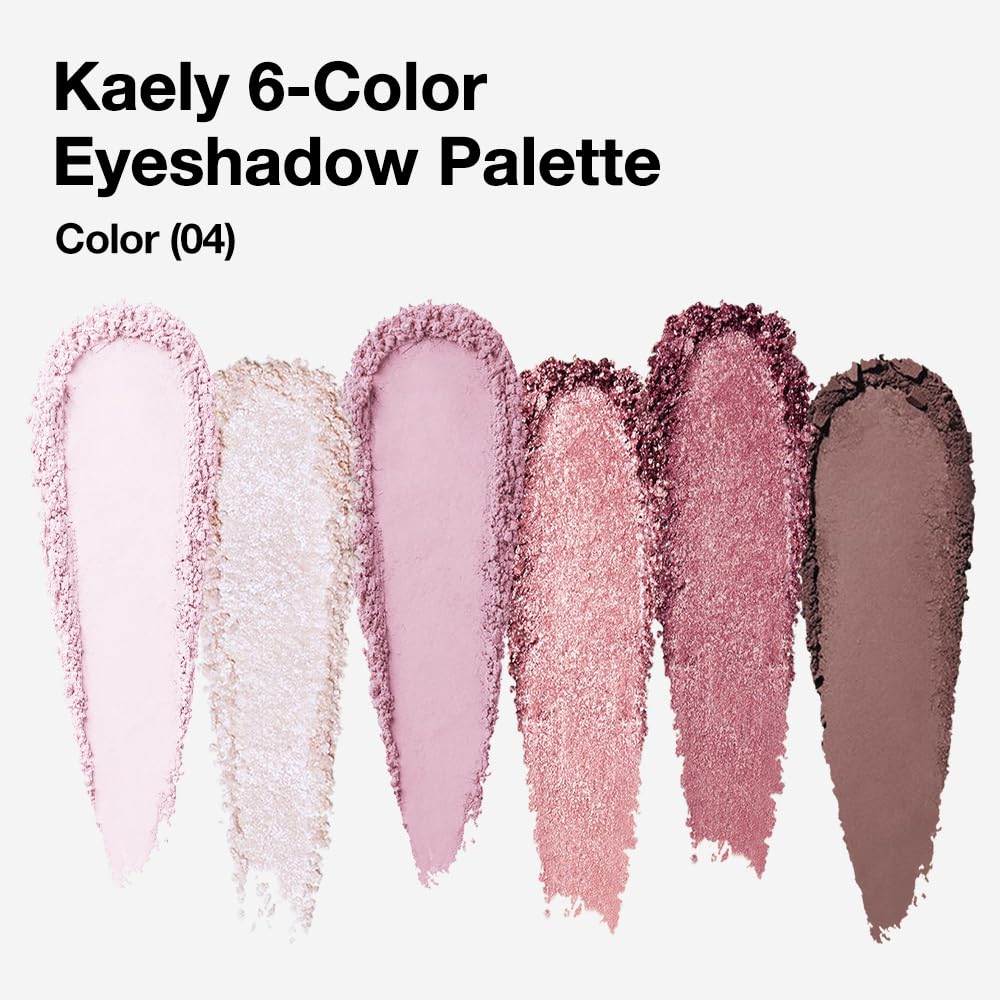 6 Colors Mini Rose Pink Eyeshadow Palette W31324