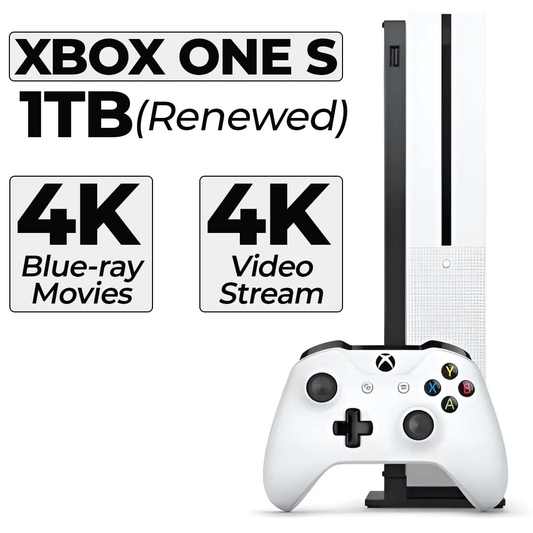 White 1TB All-Digital Console Bundle with Wireless Controller O51768