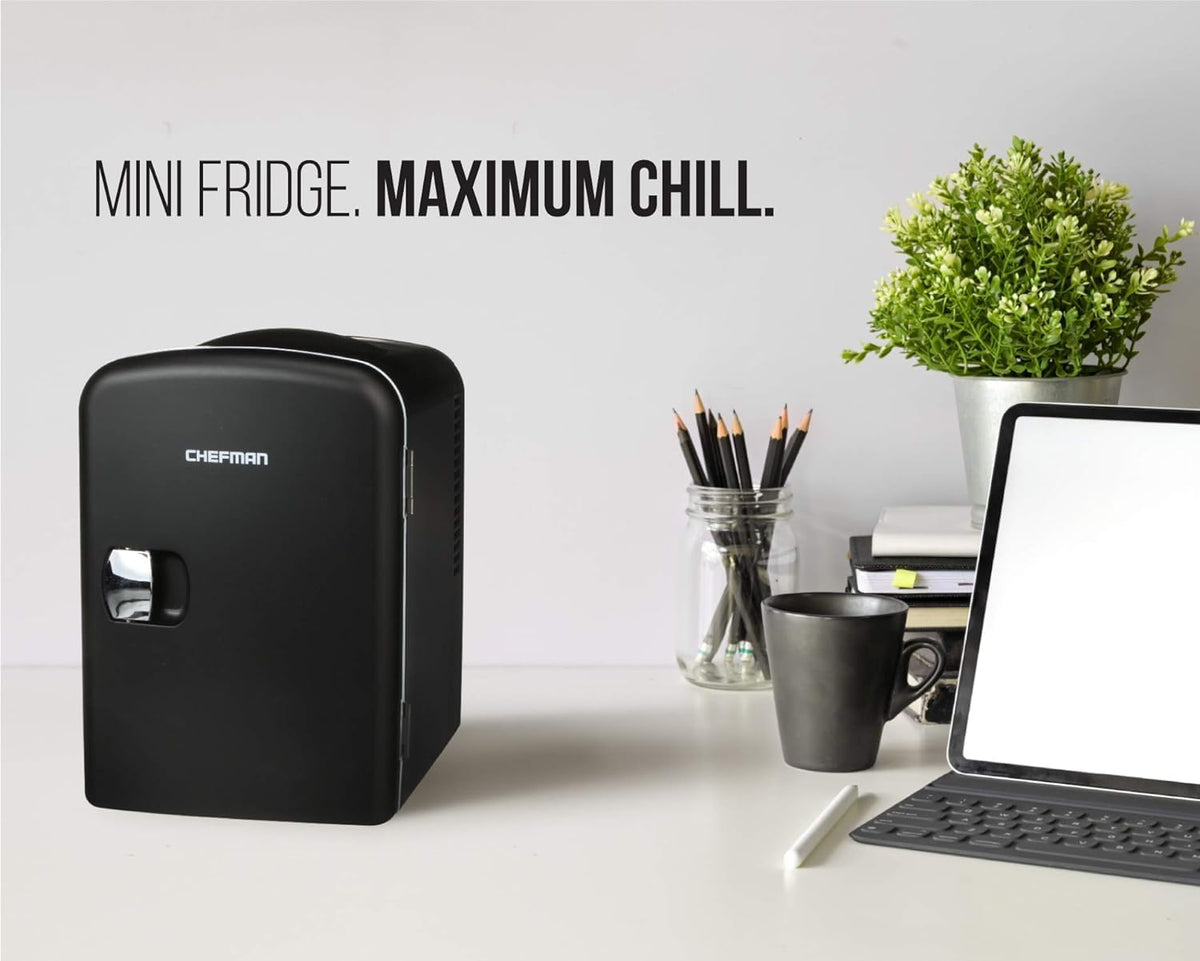 Black Portable Mini Fridge 4-liter R274166