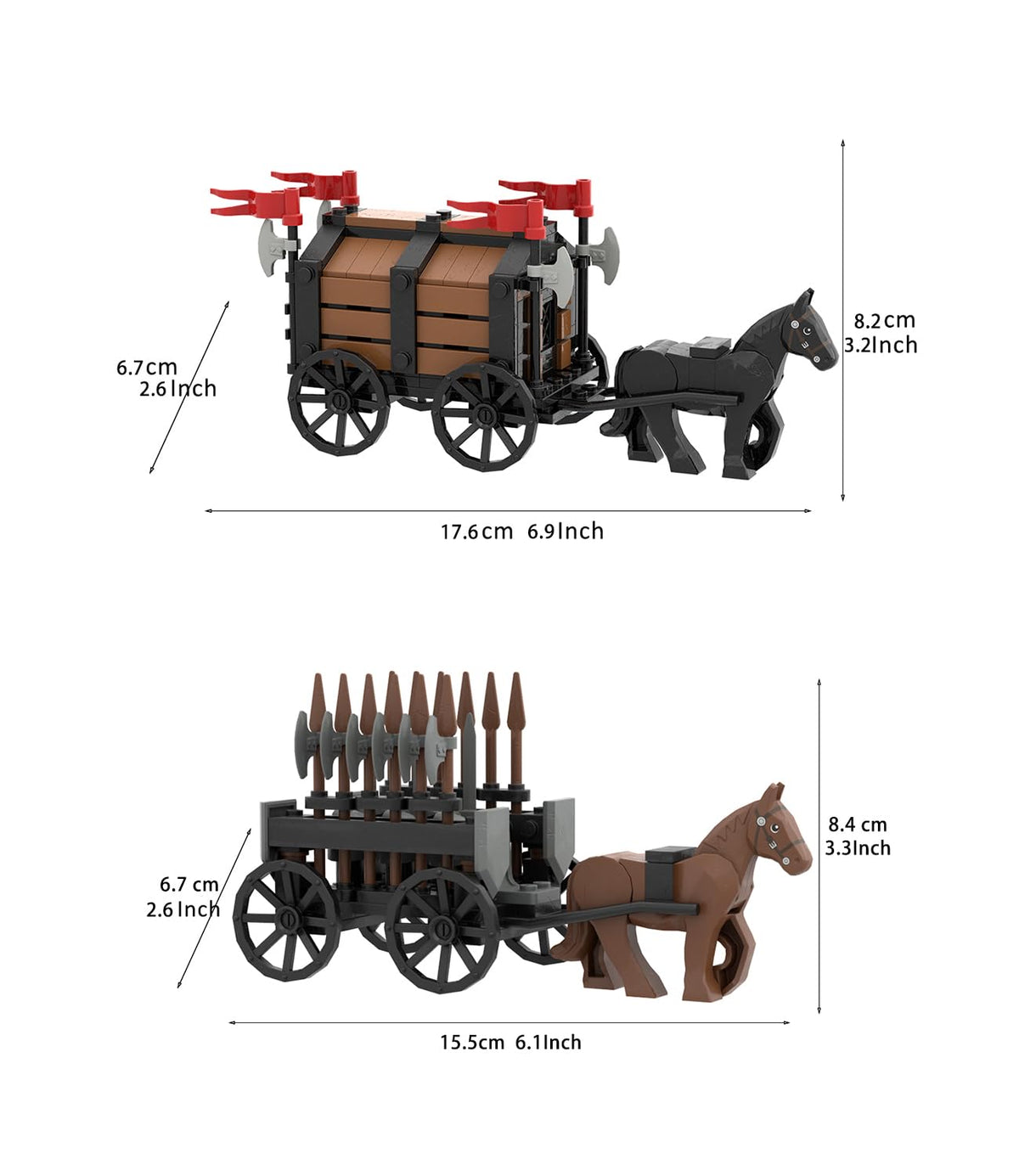 Medieval Carriage Building Blocks G751597