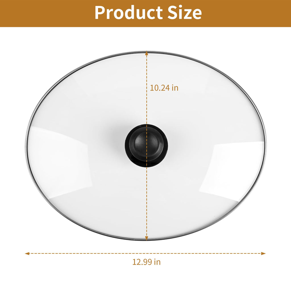 Oval Glass Lid 7 Quart Slow Cooker B997