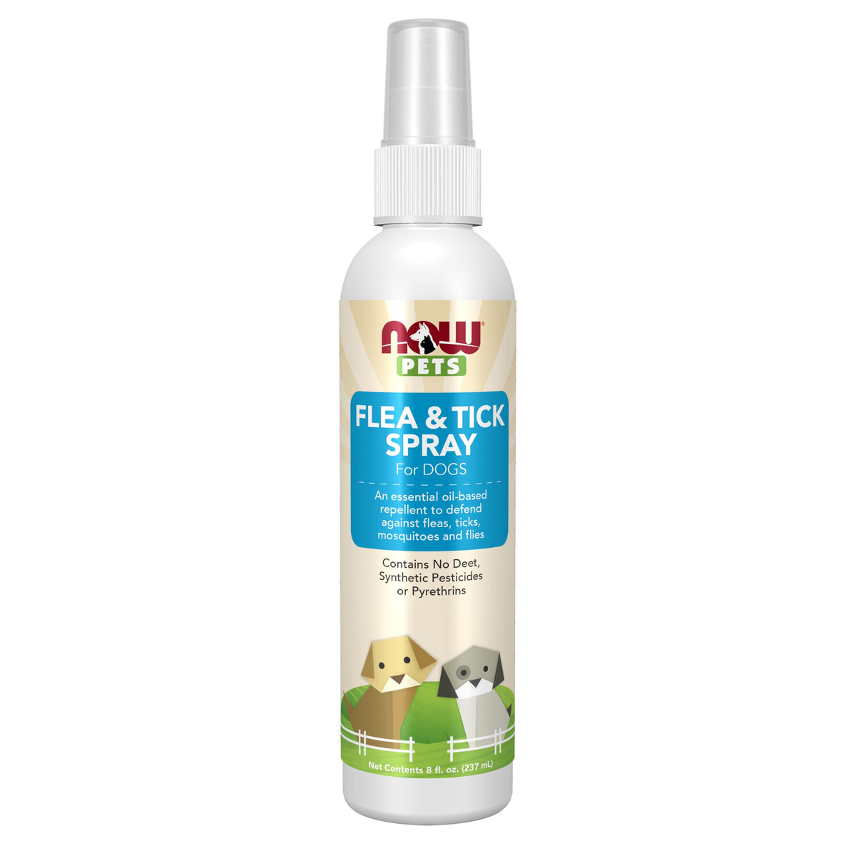 Flea and Tick Spray for Dogs 8-Ounce W387055