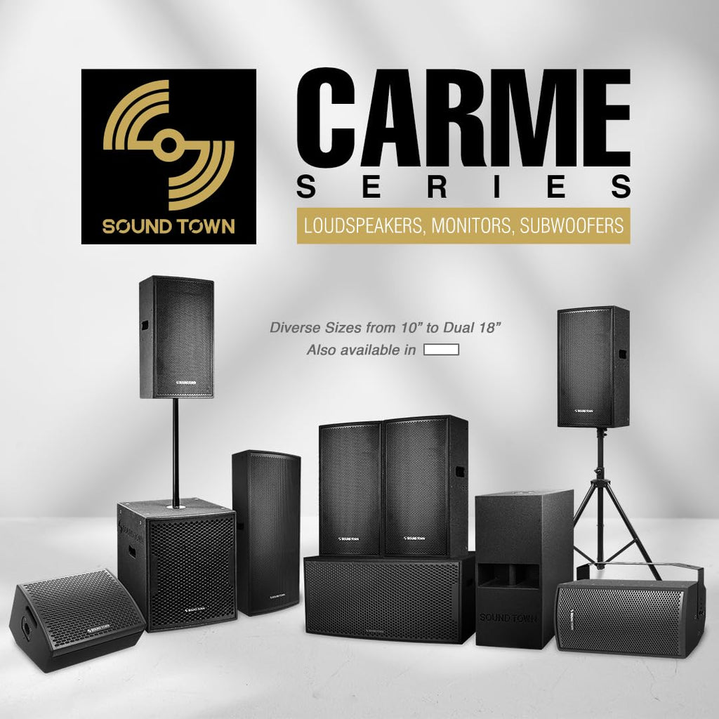 18" 1600 Watts Powered PA DJ Subwoofers with Birch Plywood Enclosure, Black G392