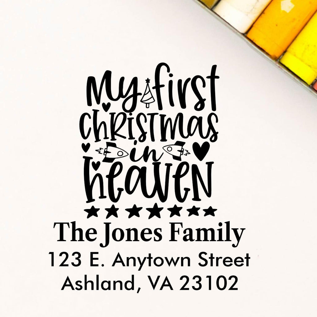 Pre Inked Holiday Stamp H563690