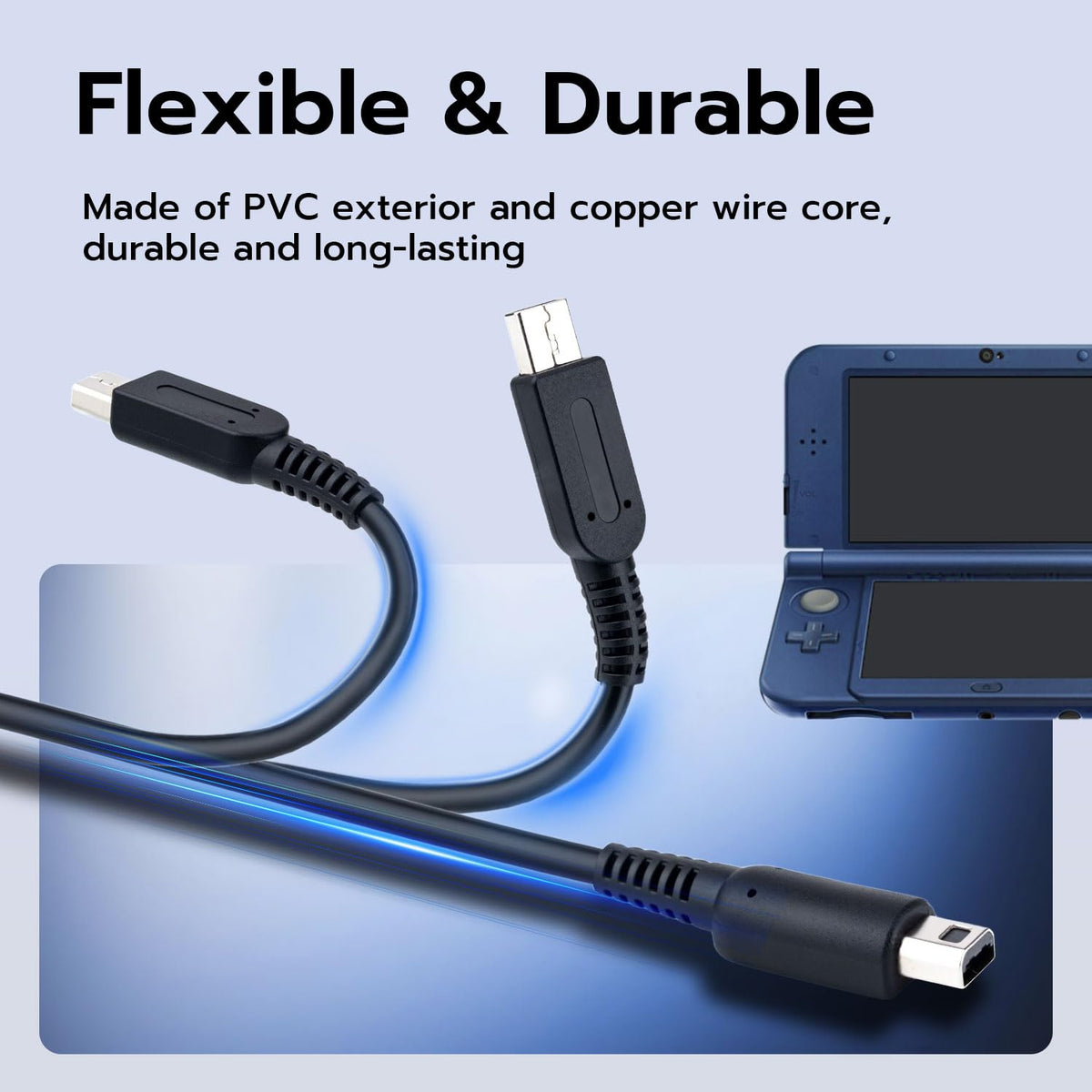 USB-C to 3DS Charger Cord Black A42421