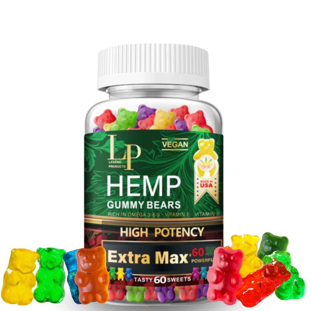 Organic Hemp Extract Gummies 60 Gummies U211