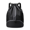 Drawstring Backpack Gym Bag with Shoes Compartment M607295