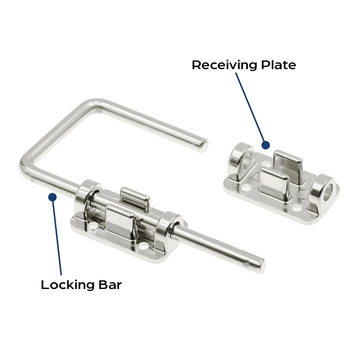 Chrome Patio Sliding Door Loop Lock E986