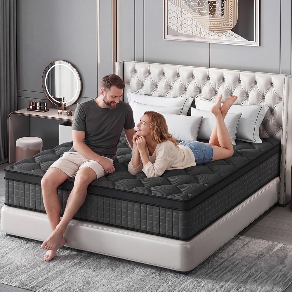 Queen 14 Inch Medium Firm Hybrid Mattress U245