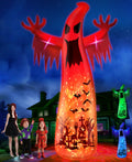 14 Ft Inflatable Ghost Outdoor Decoration with Flame Light S27721