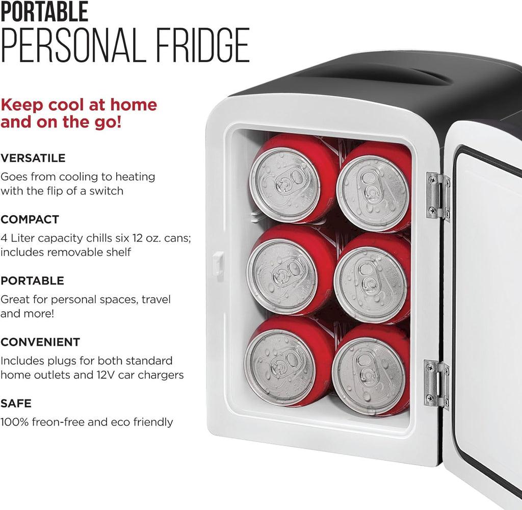 Black Portable Mini Fridge 4-liter R274166