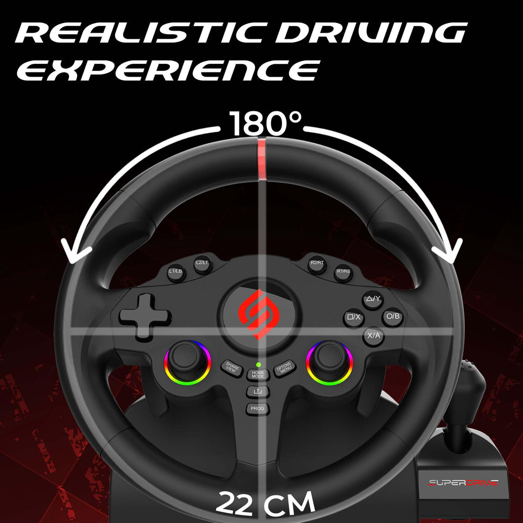RGB Gaming Steering Wheel L34639
