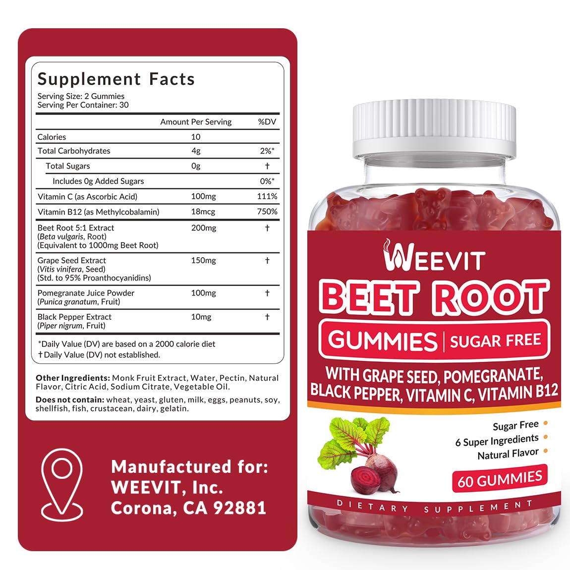 Beet Root Gummies V900160