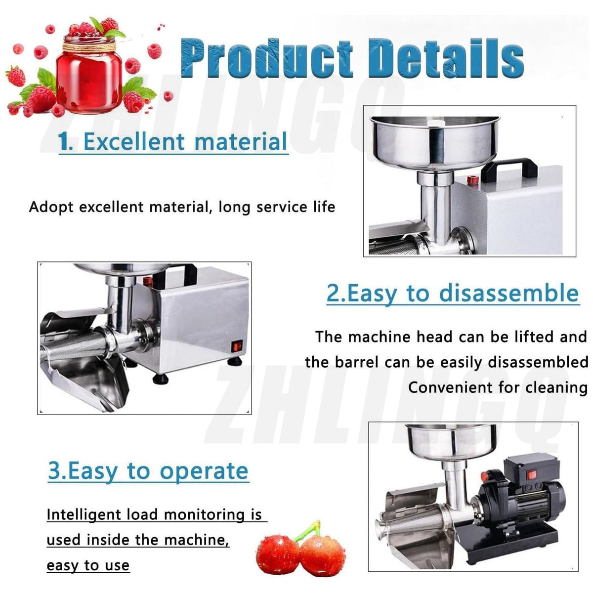 Commercial Stainless Steel Electric Tomato Strainer Machine F938