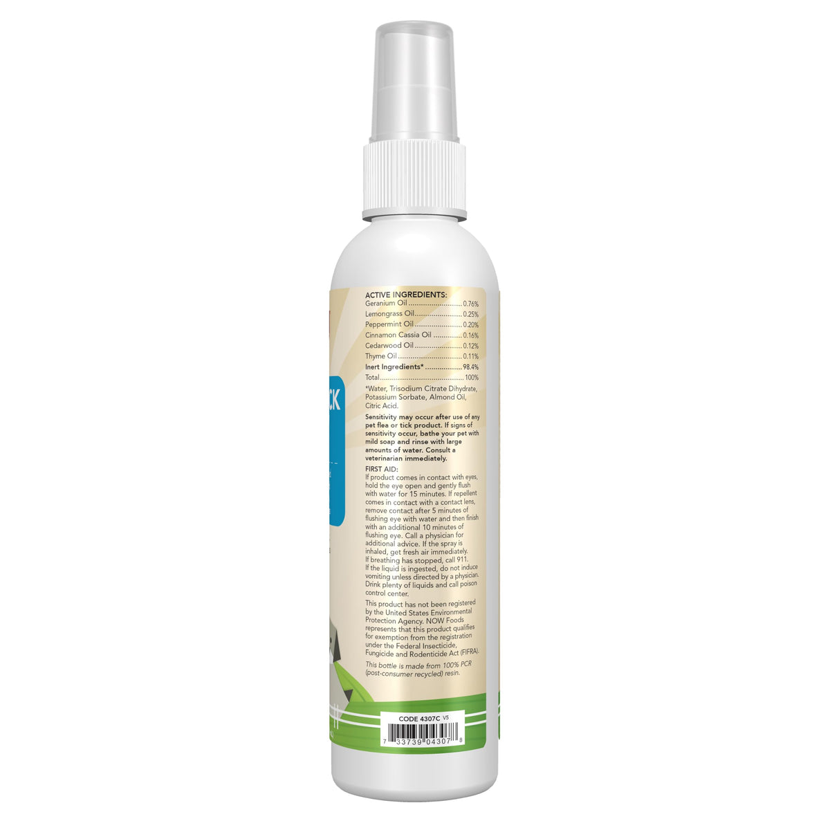 Flea and Tick Spray for Dogs 8-Ounce W387055