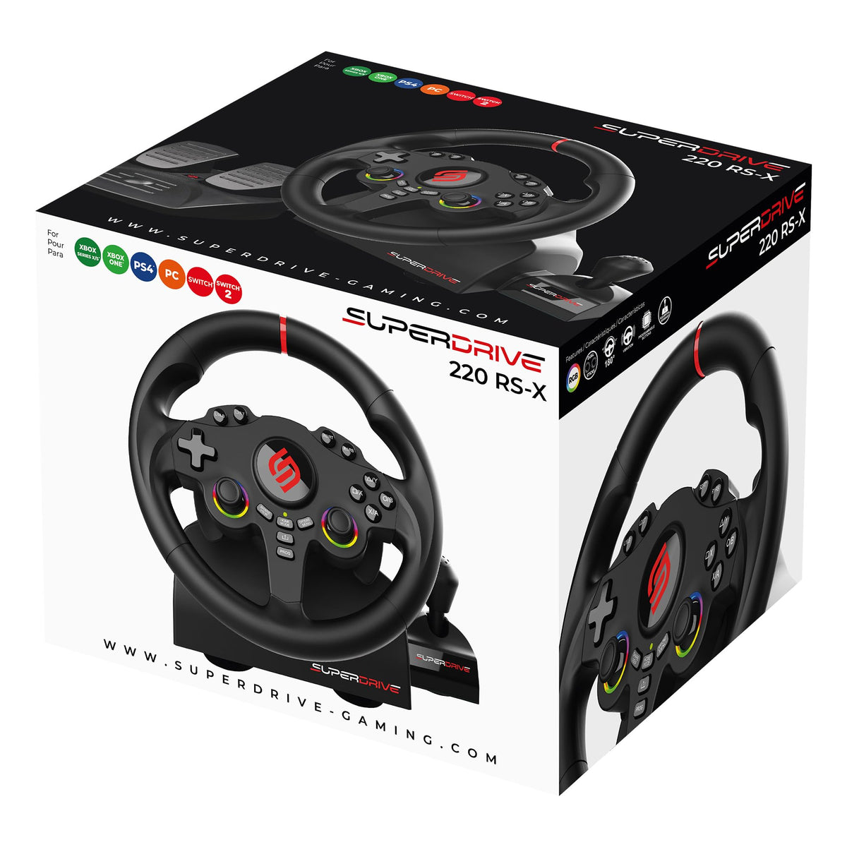 RGB Gaming Steering Wheel L34639