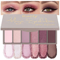 6 Colors Mini Rose Pink Eyeshadow Palette W31324