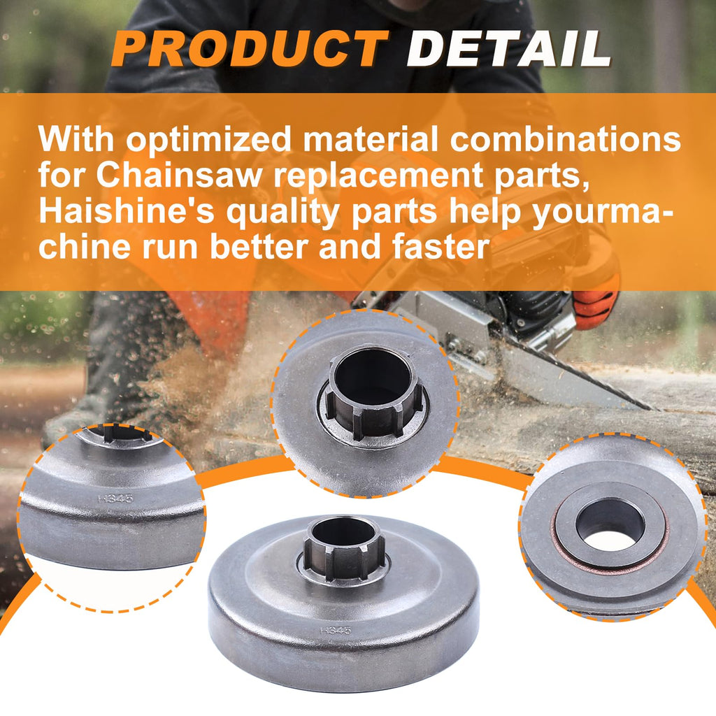 7T Clutch Drum Sprocket Rim Needle Bearing Kit Chainsaw W2946