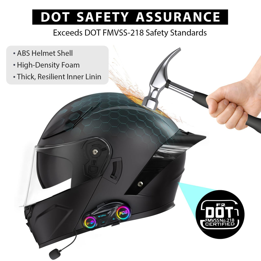 Modular Motorcycle Helmet with Bluetooth Z9914