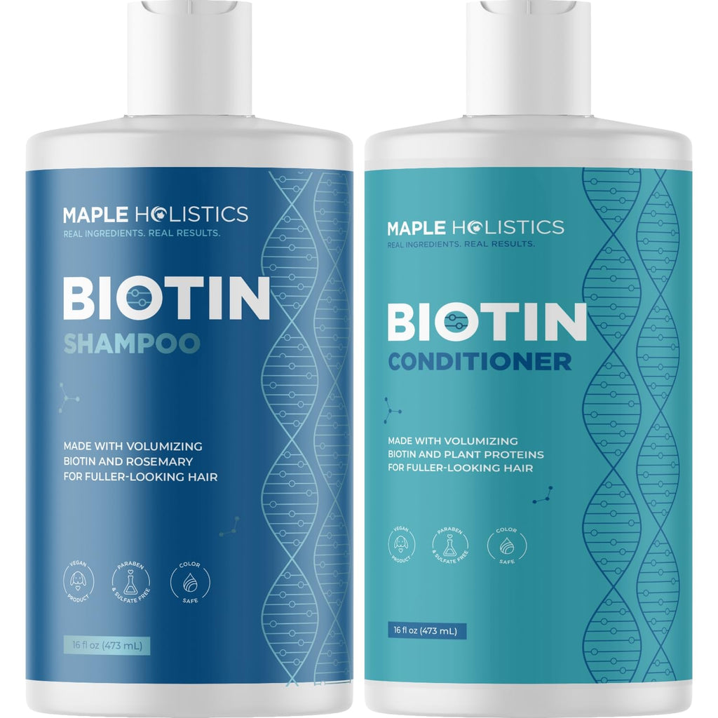 Sulfate Free Volumizing Biotin Shampoo and Conditioner Set G424174