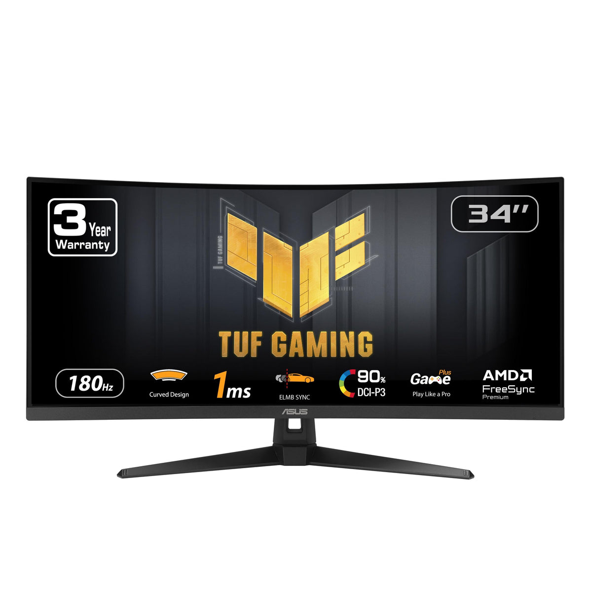 34 Inch 1440p 180Hz Ultrawide HDR Gaming Monitor D37038