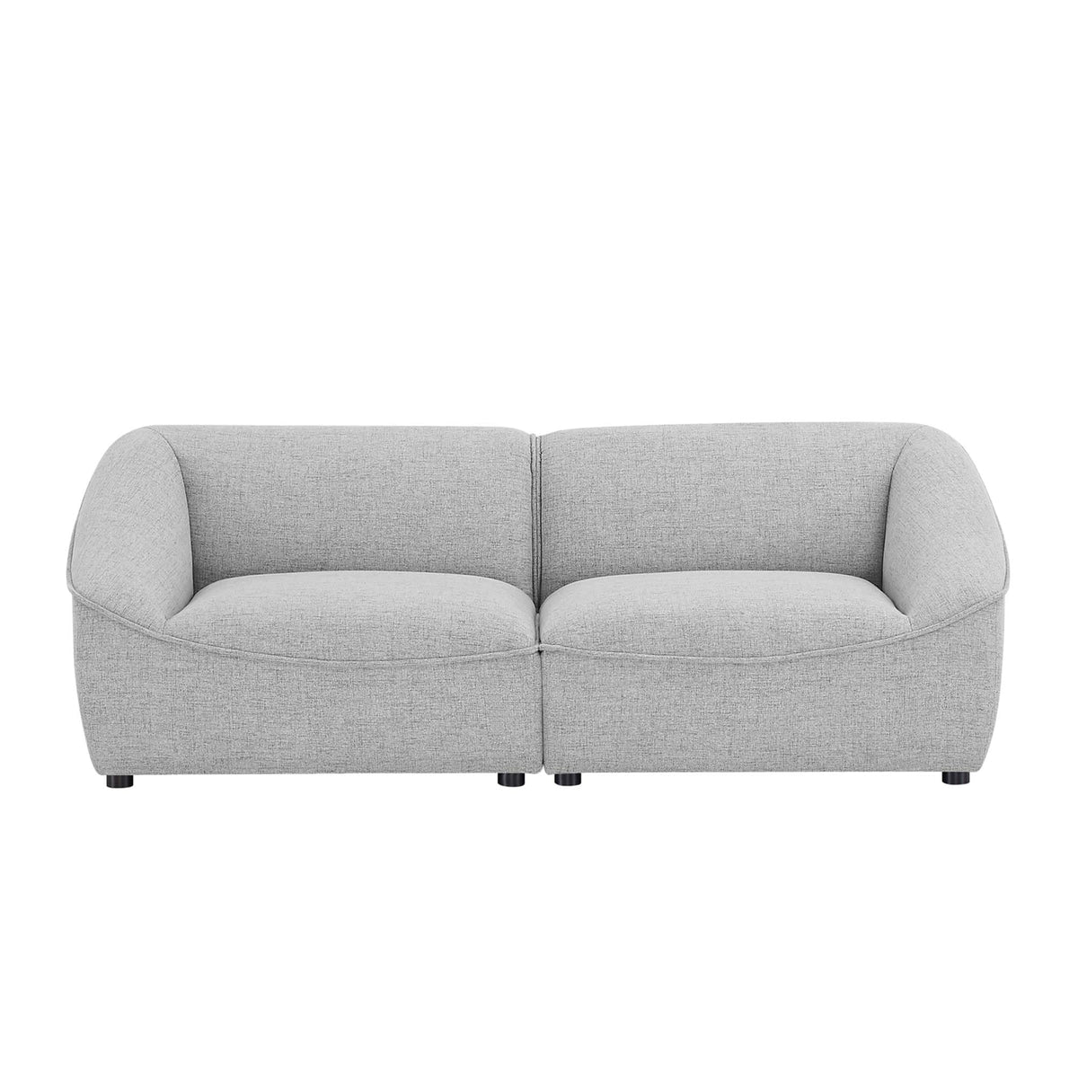 75 Inch Light Upholstered Loveseat H329