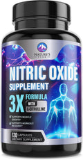 120 Capsules L-Arginine Citrulline Beta Alanine Nitric Oxide Booster N8648