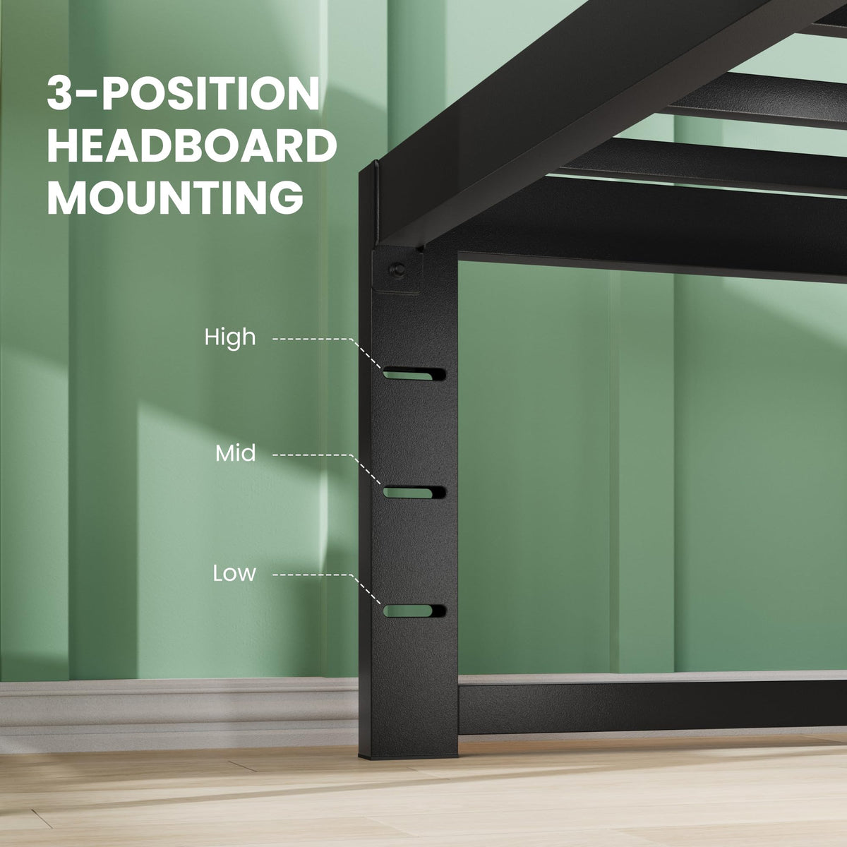 14 Inch Heavy Duty Twin Metal Bed Frame Z43045