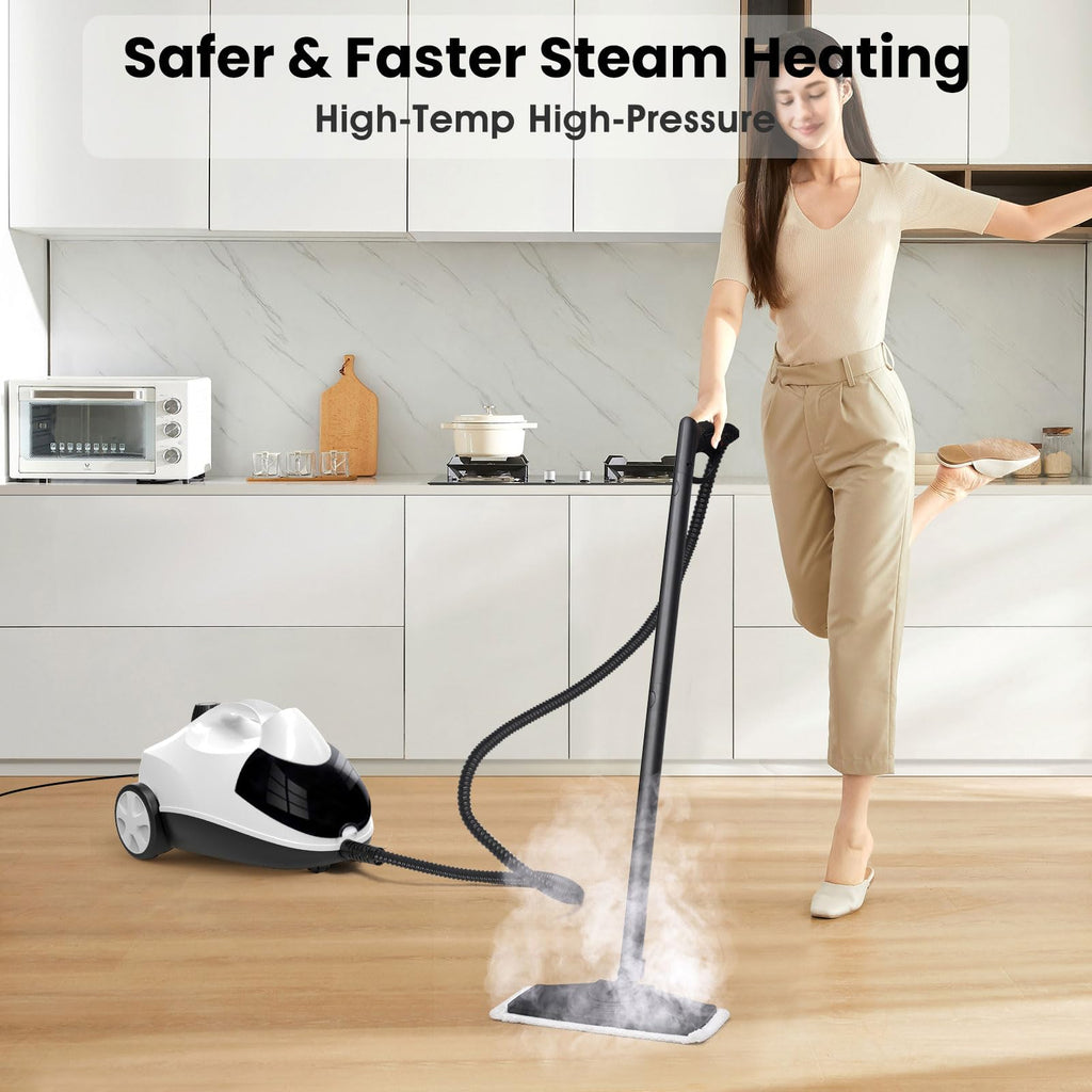 1.5L 6-in-1 Steam Cleaner with 8 Accessories R617537