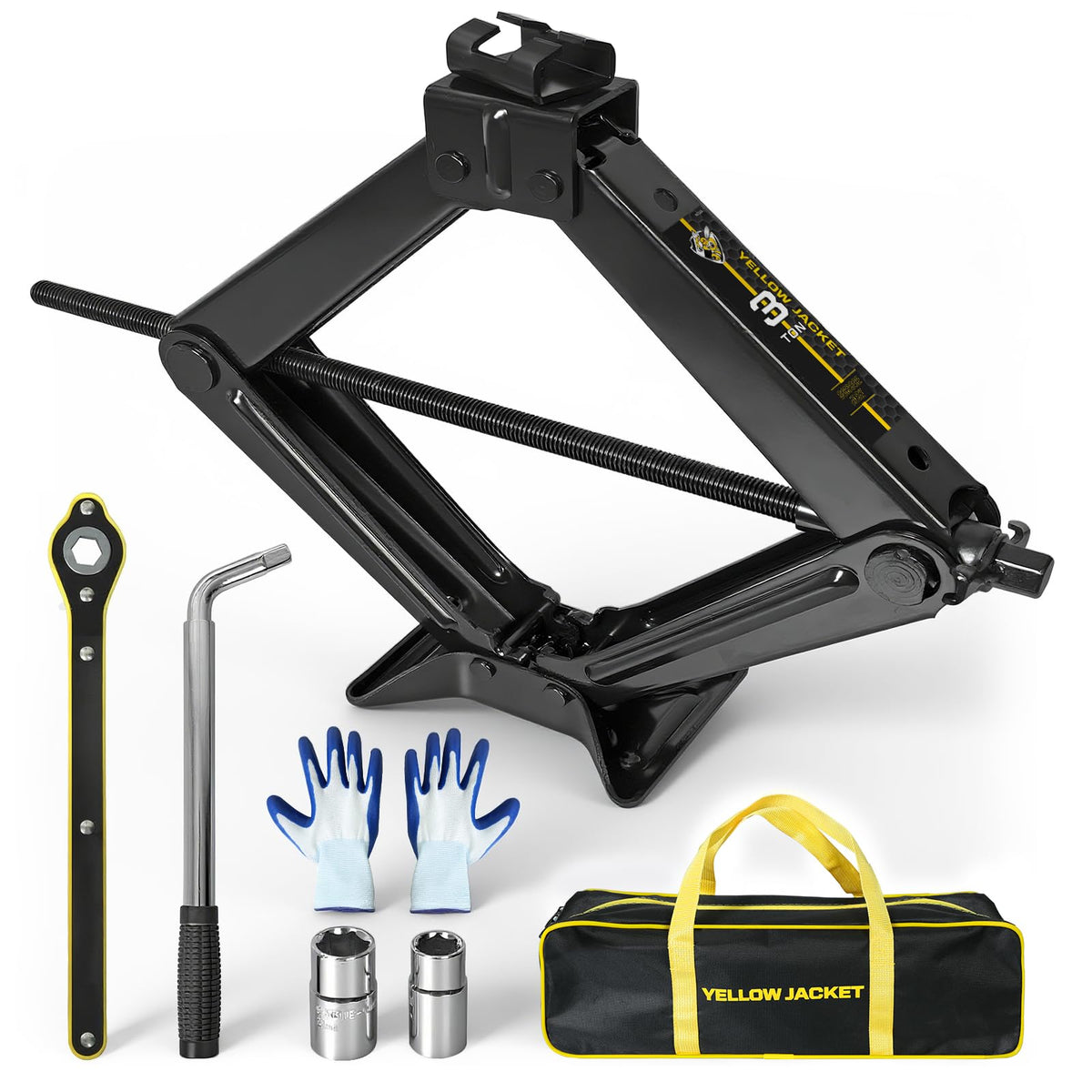 3 Ton Scissor Car Jack with Lug Wrench L5273