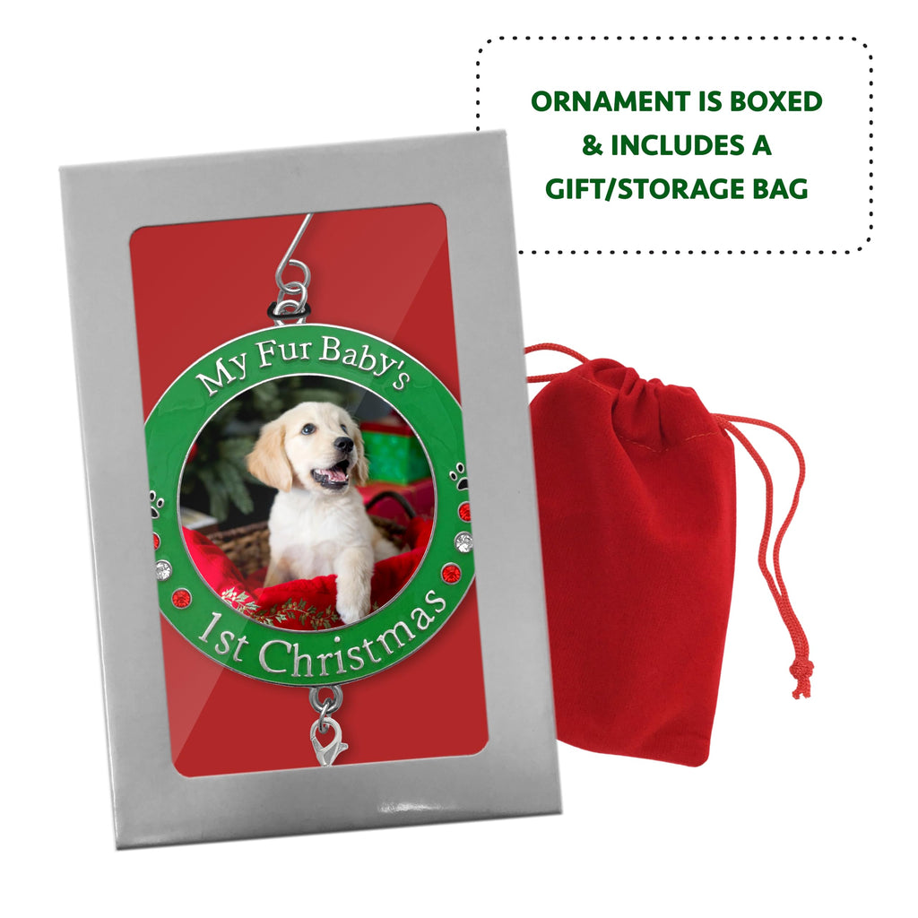Dog Christmas Photo Ornament 3-Pack 3 Inch E30235