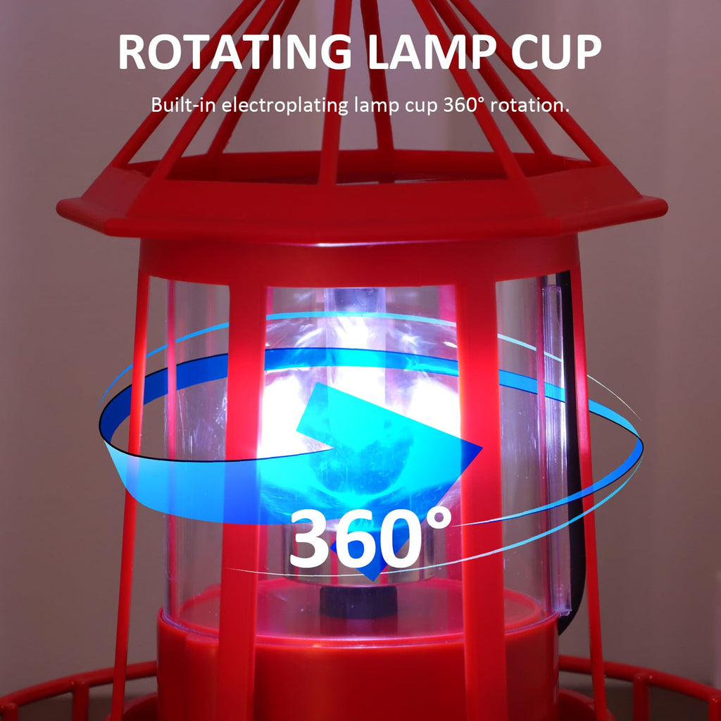 Solar Powered Rotating Iron Outdoor Garden Light Z69182
