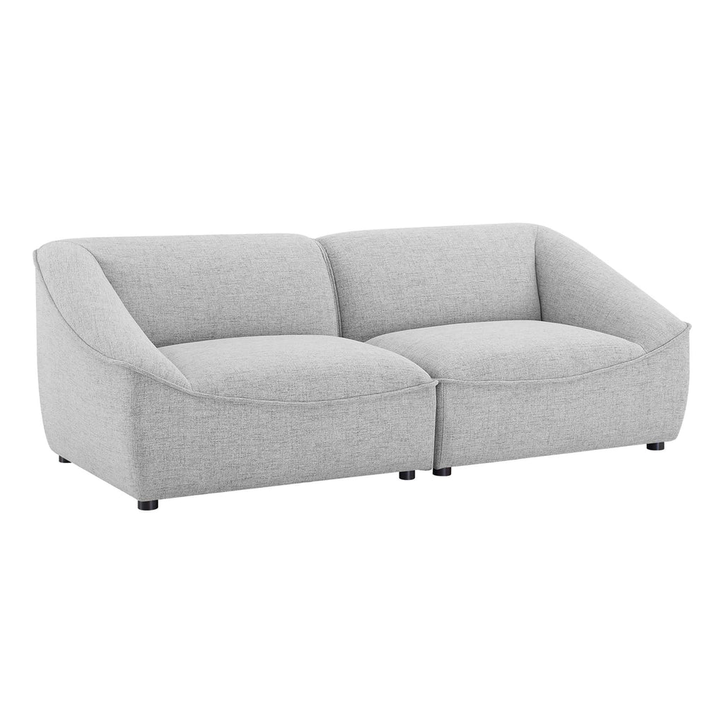 75 Inch Light Upholstered Loveseat H329