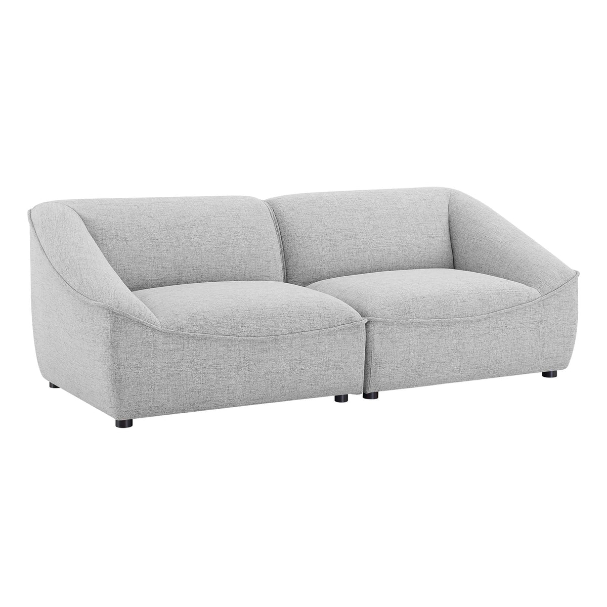 75 Inch Light Upholstered Loveseat H329