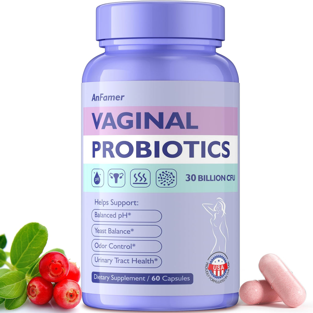 Probiotics for Women with Prebiotics & Lactobacillus Blend 30 Billion CFU, 60 Capsules D813805