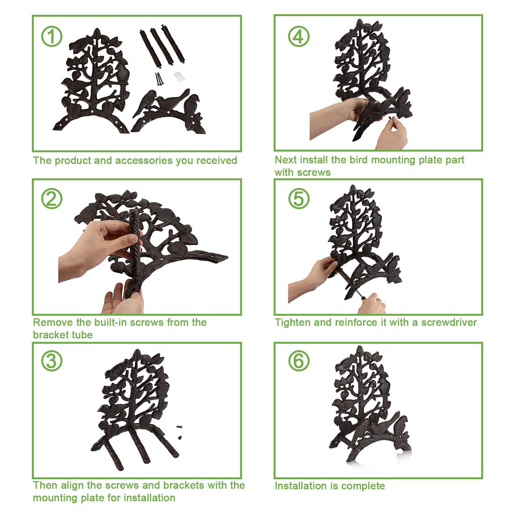 Cast Iron Wall Mount Garden Hose Holder I189