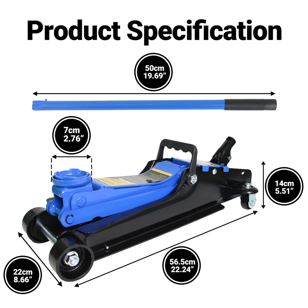 2.5 Ton Low Profile Hydraulic Floor Jack N582060