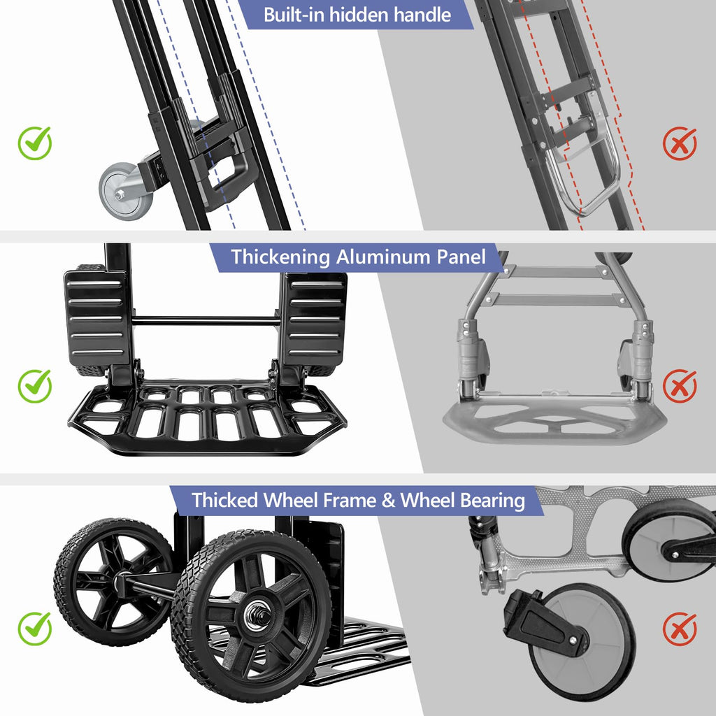 4-in-1 Convertible Dolly Cart with Crate S66511