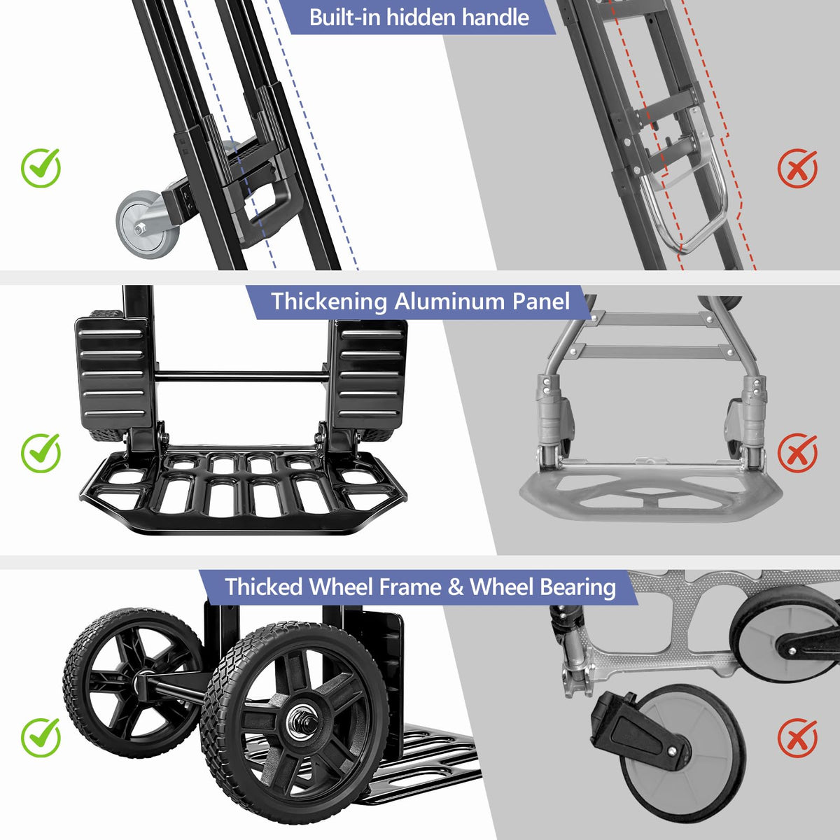 4-in-1 Convertible Dolly Cart with Crate S66511