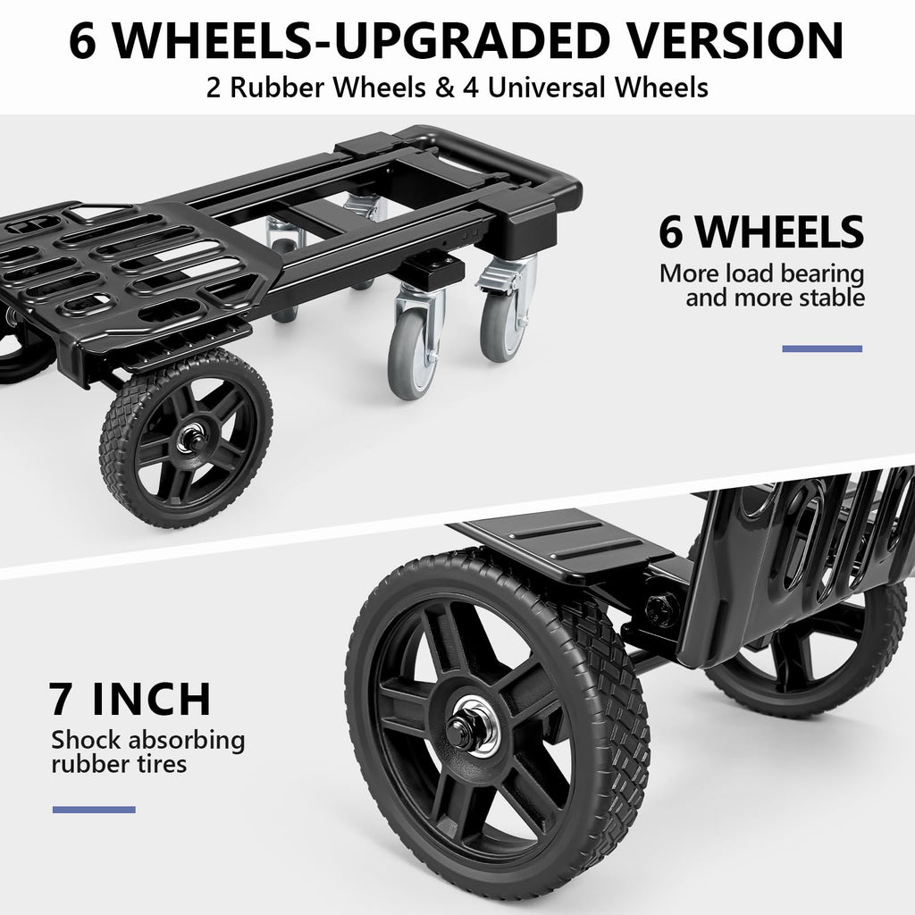4-in-1 Convertible Dolly Cart with Crate S66511