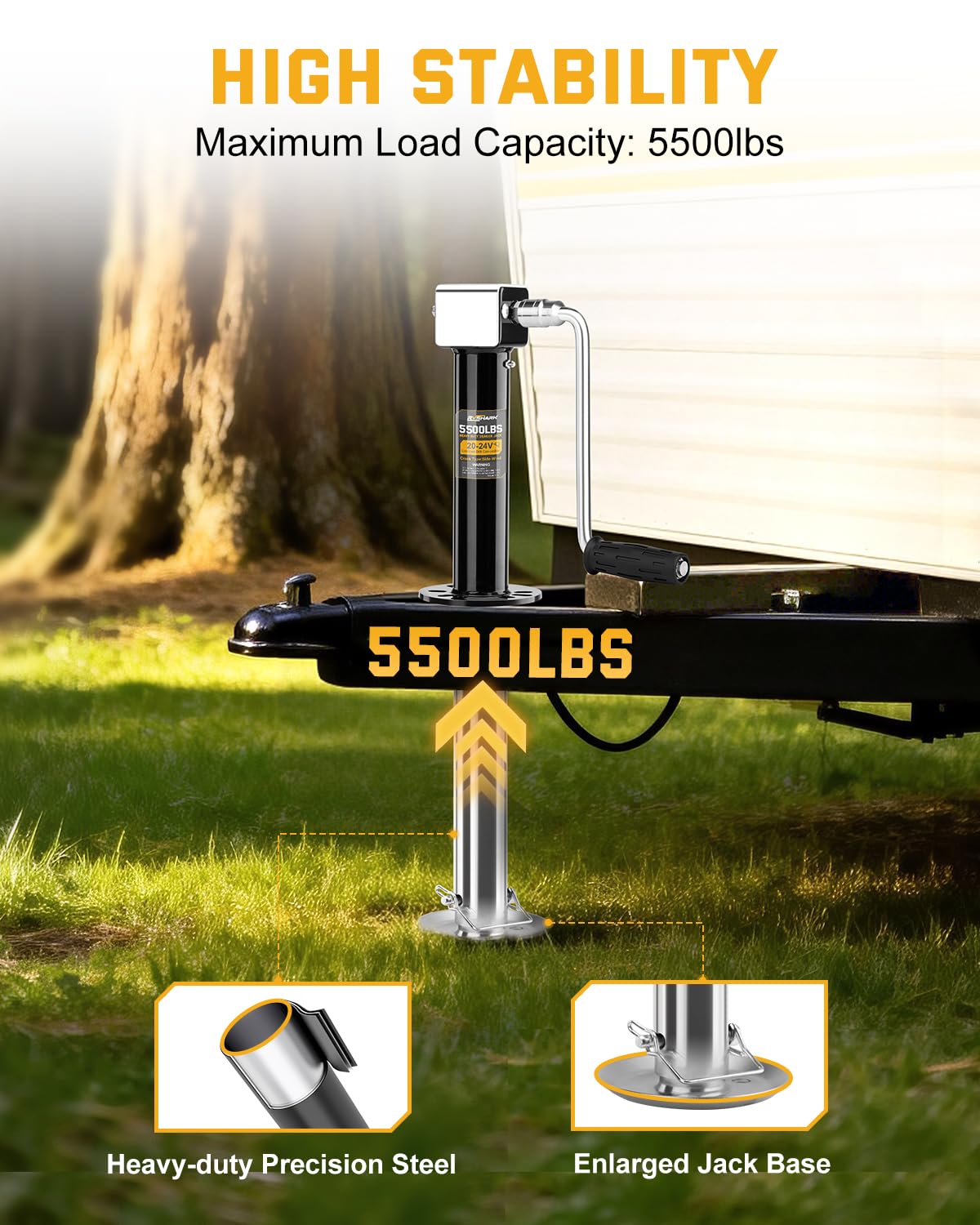 Heavy Duty A-Frame Trailer Jack F604331