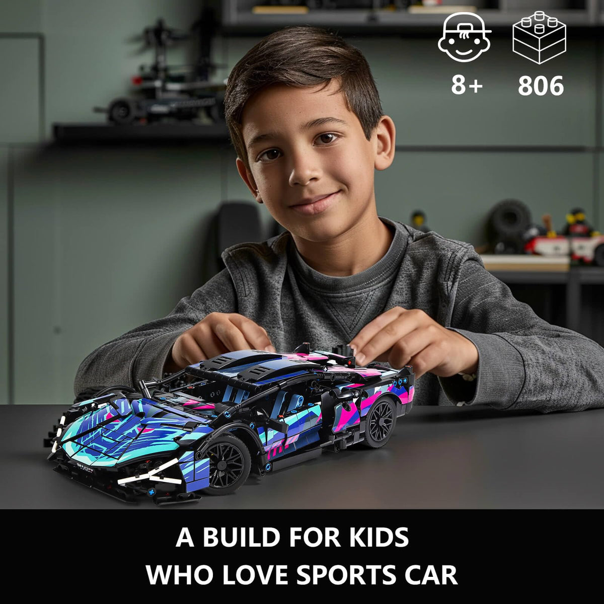 Race Car Building Blocks Set 1:14 L690273